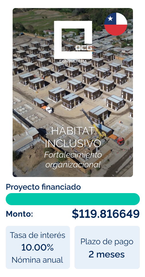 Financiamiento - Consultora